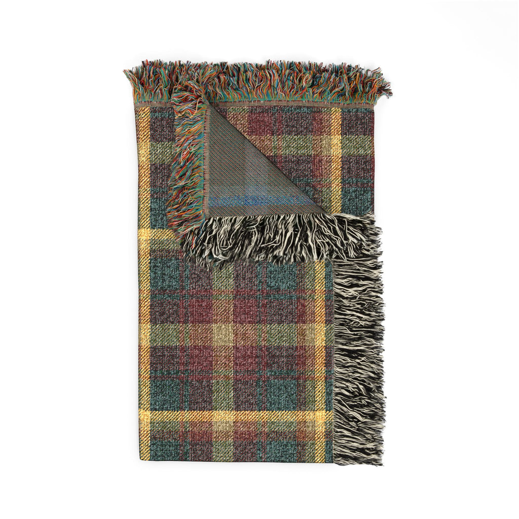 Maple Leaf Tartan - Woven Blanket