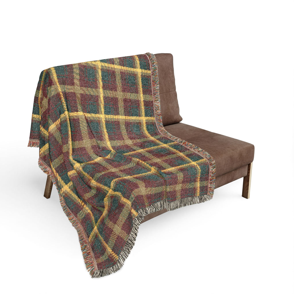 Maple Leaf Tartan - Woven Blanket