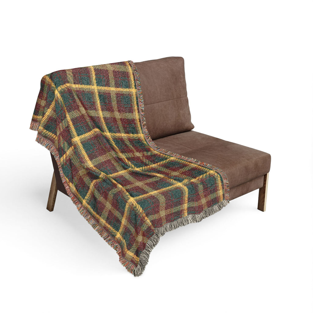 Maple Leaf Tartan - Woven Blanket