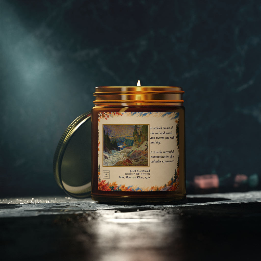 Quotable Candle - J.E.H. MacDonald, Falls, Montreal River