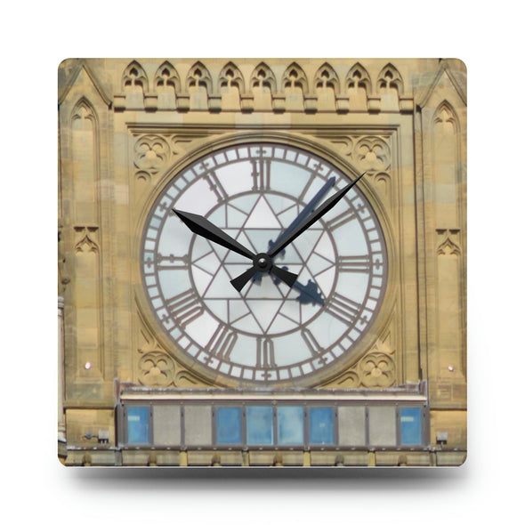 Peace Tower Wall Clock - Round or Square